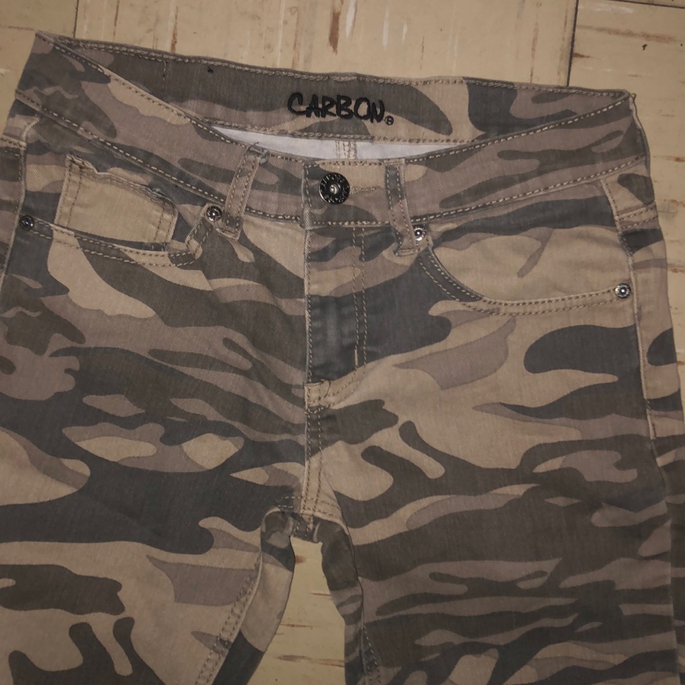 Carbon Camouflage Jeans